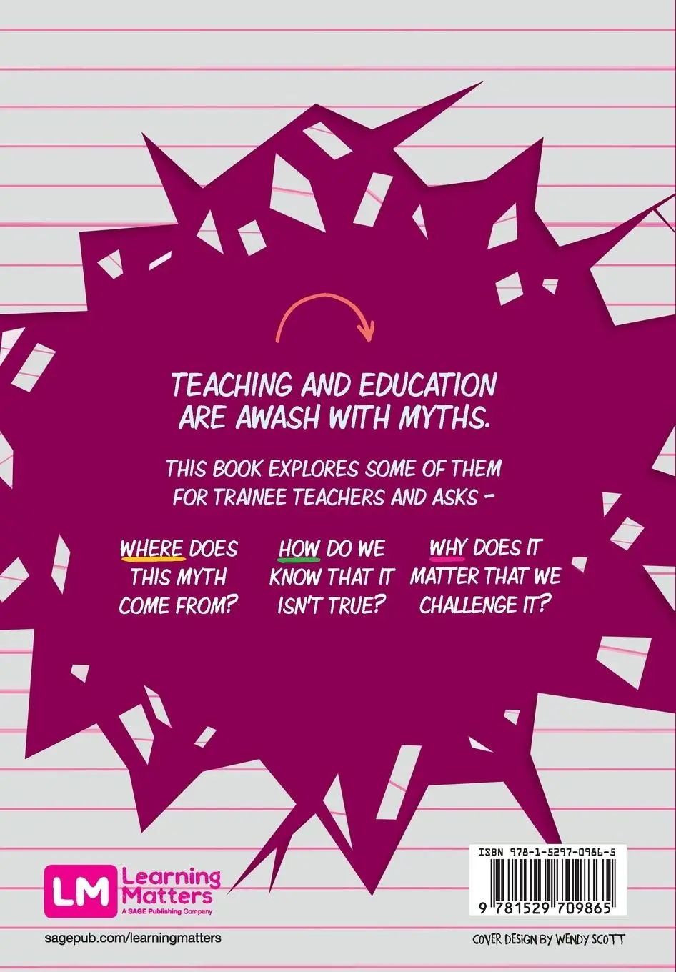 Rückseite: 9781529709865 | Mythbusting for Trainee Teachers | Jonathan Glazzard (u. a.) | Buch