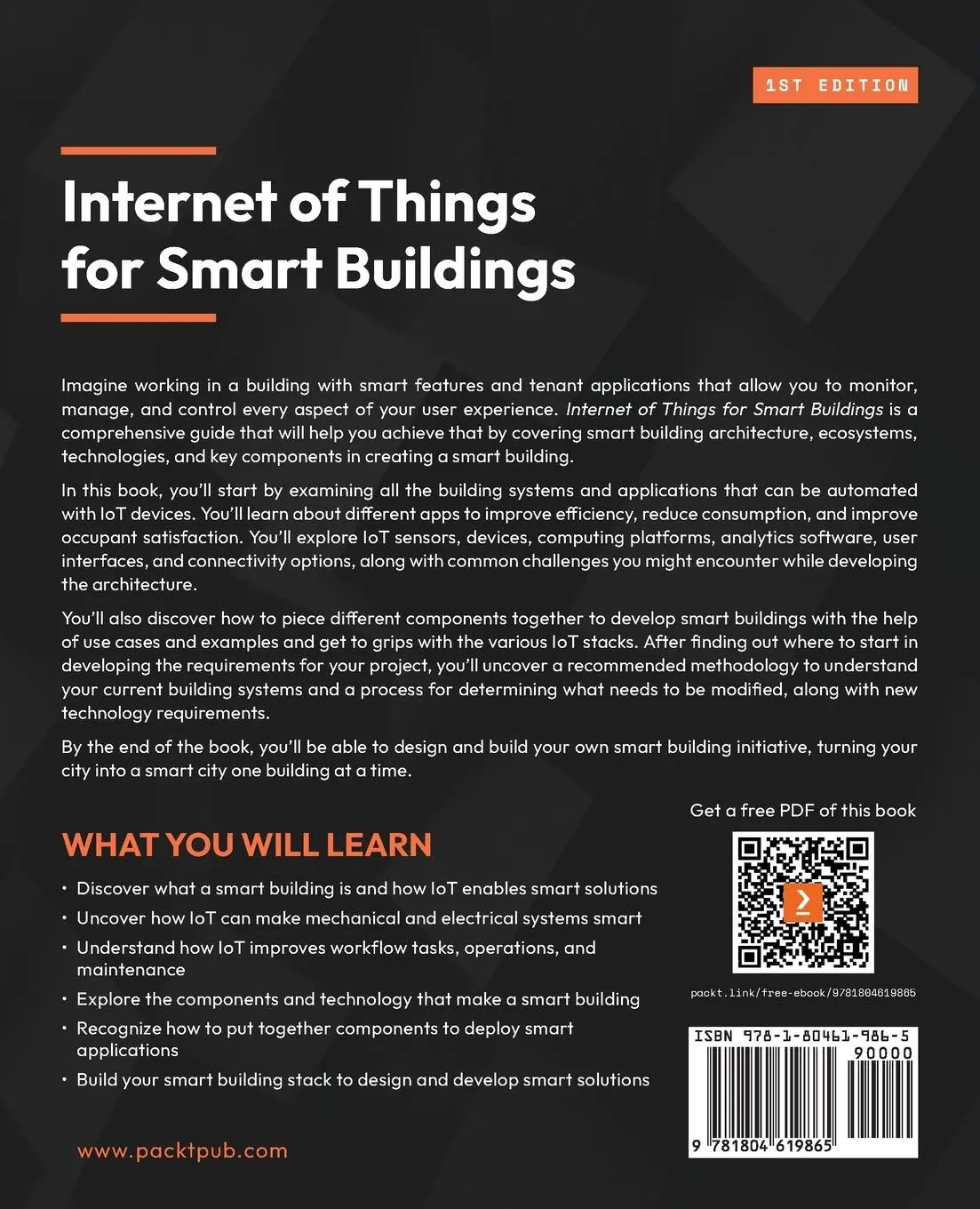 Rückseite: 9781804619865 | Internet of Things for Smart Buildings | Harry G. Smeenk | Taschenbuch