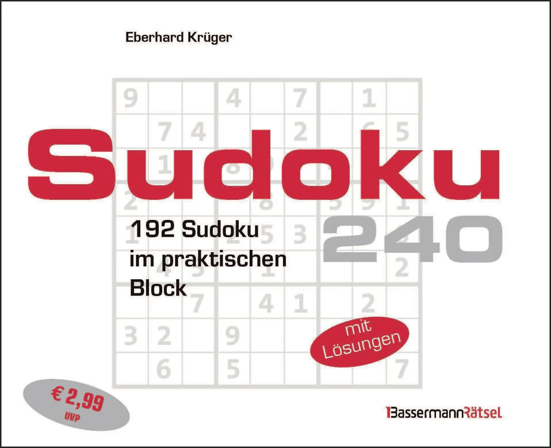 Sudokublock 240 (5 Exemplare à 2,99 EUR)