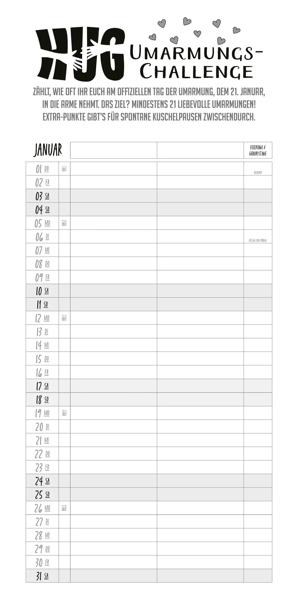 Bild: 9783966649865 | Unser Planer für Zwei - Paarplaner Kalender 2026 | Kalender | 14 S.