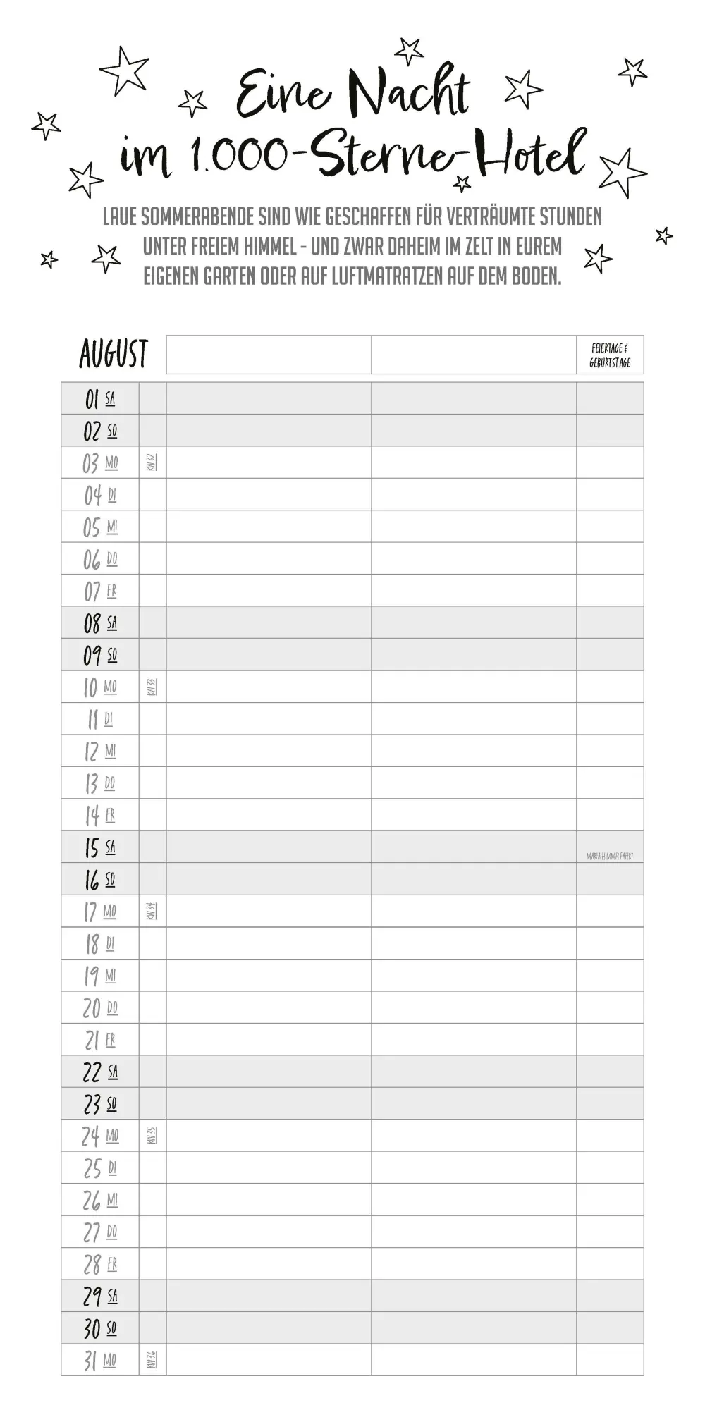 Bild: 9783966649865 | Unser Planer für Zwei - Paarplaner Kalender 2026 | Kalender | 14 S.