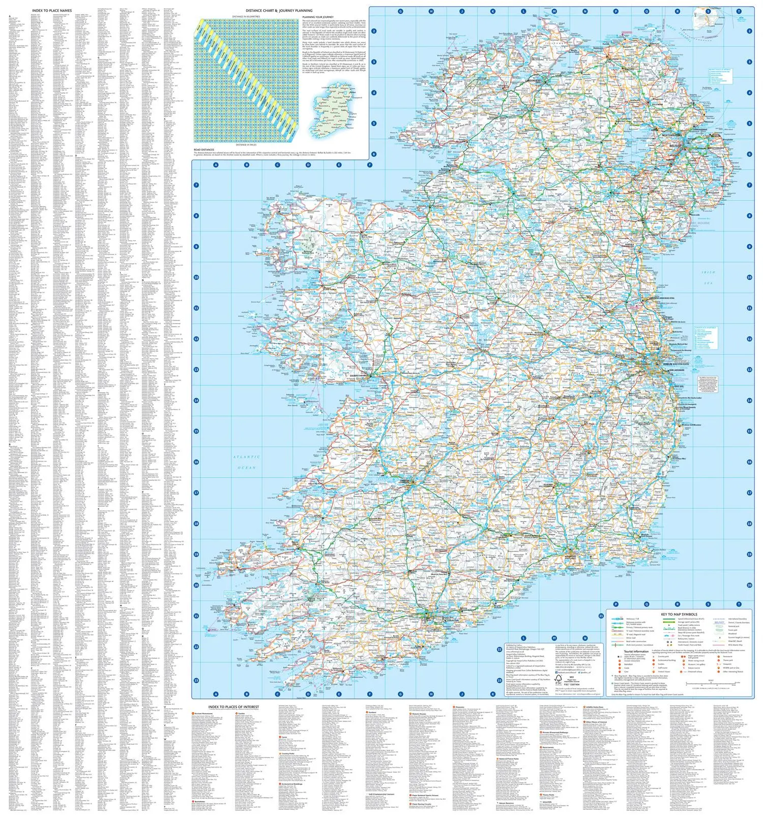 Bild: 9780008369965 | Collins Ireland Touring Map | Discover New Places in Ireland | Maps