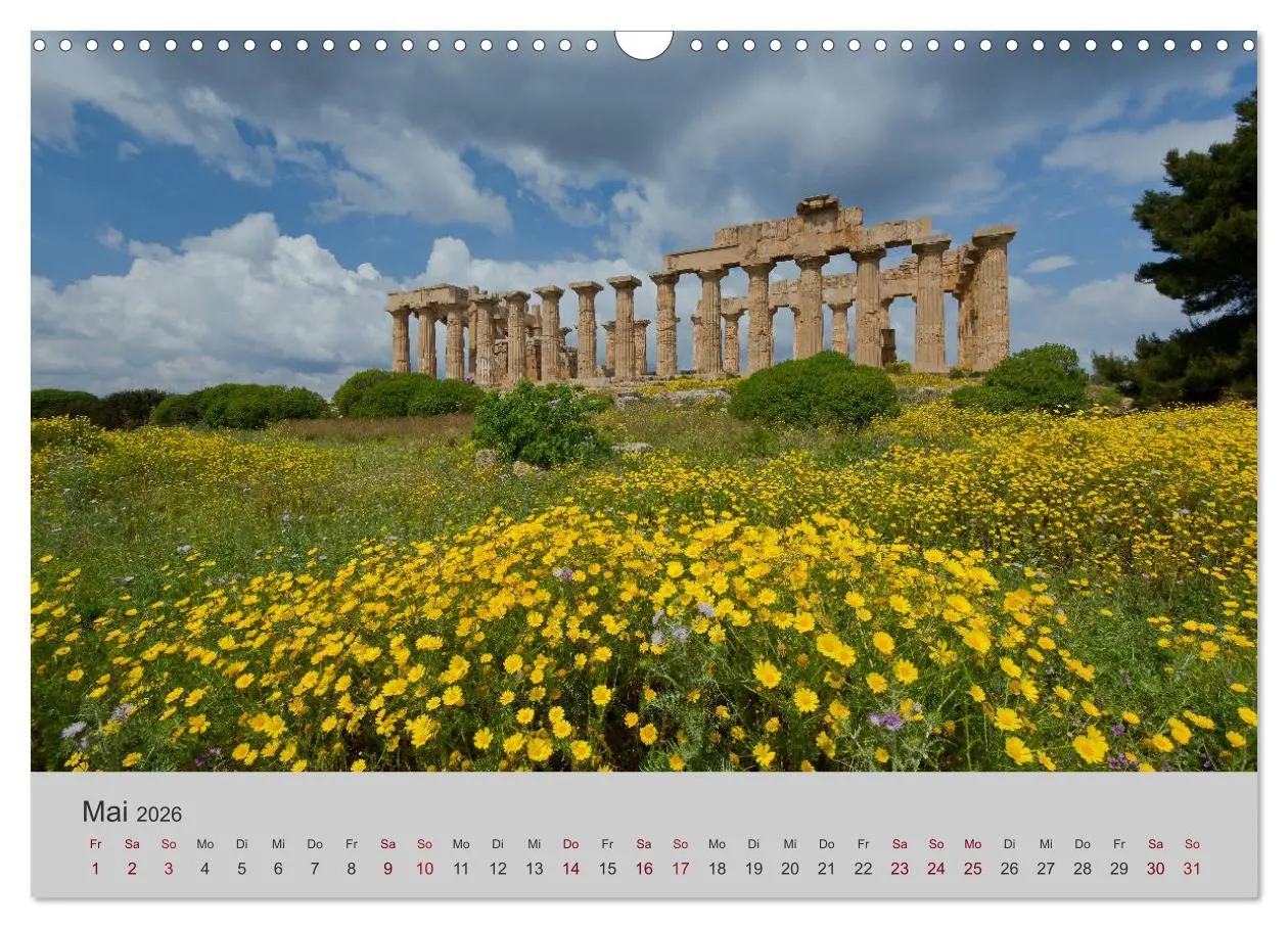 Bild: 9783457849965 | Sizilien 2026 (Wandkalender 2026 DIN A3 quer), CALVENDO Monatskalender