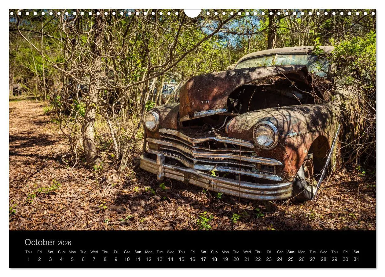 Bild: 9783516559965 | Classic Automotive Rust (Wall Calendar 2026 DIN A3 landscape),...