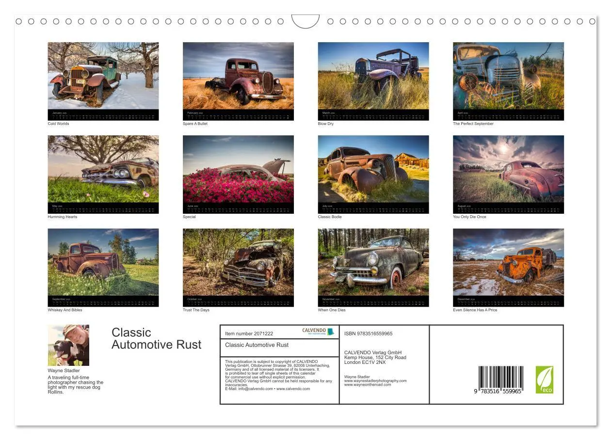 Bild: 9783516559965 | Classic Automotive Rust (Wall Calendar 2026 DIN A3 landscape),...