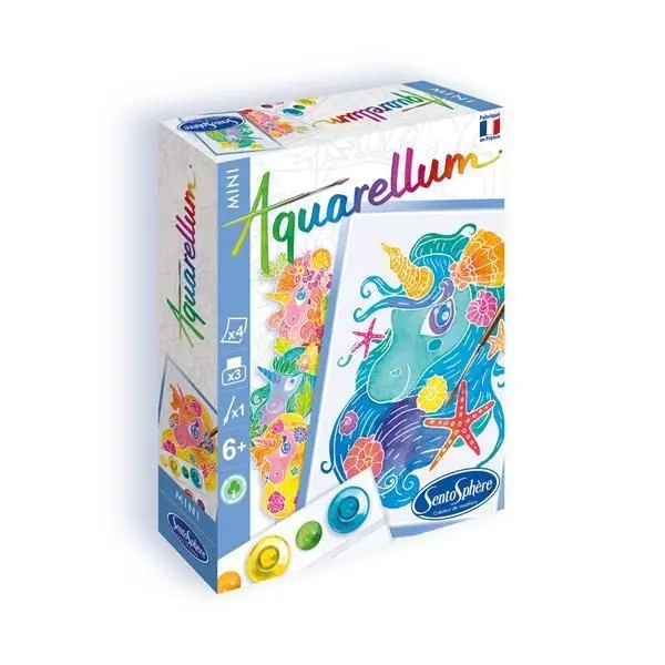 Cover: 3373910060066 | Sentosphere Aquarellum Mini Einhörner | Deutsch | 2024 | SENTOSPHÈRE
