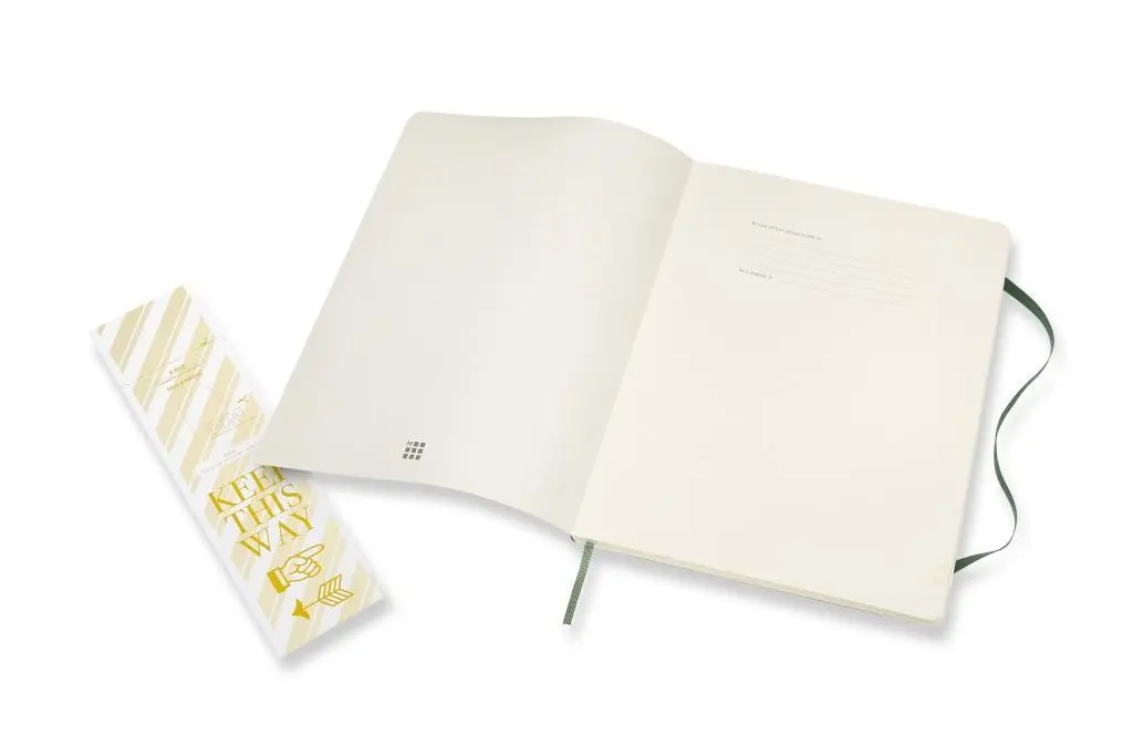 Bild: 8053853600066 | Moleskine Notizbuch XL, Blanko, Myrtengrün | Moleskine | Notizbuch