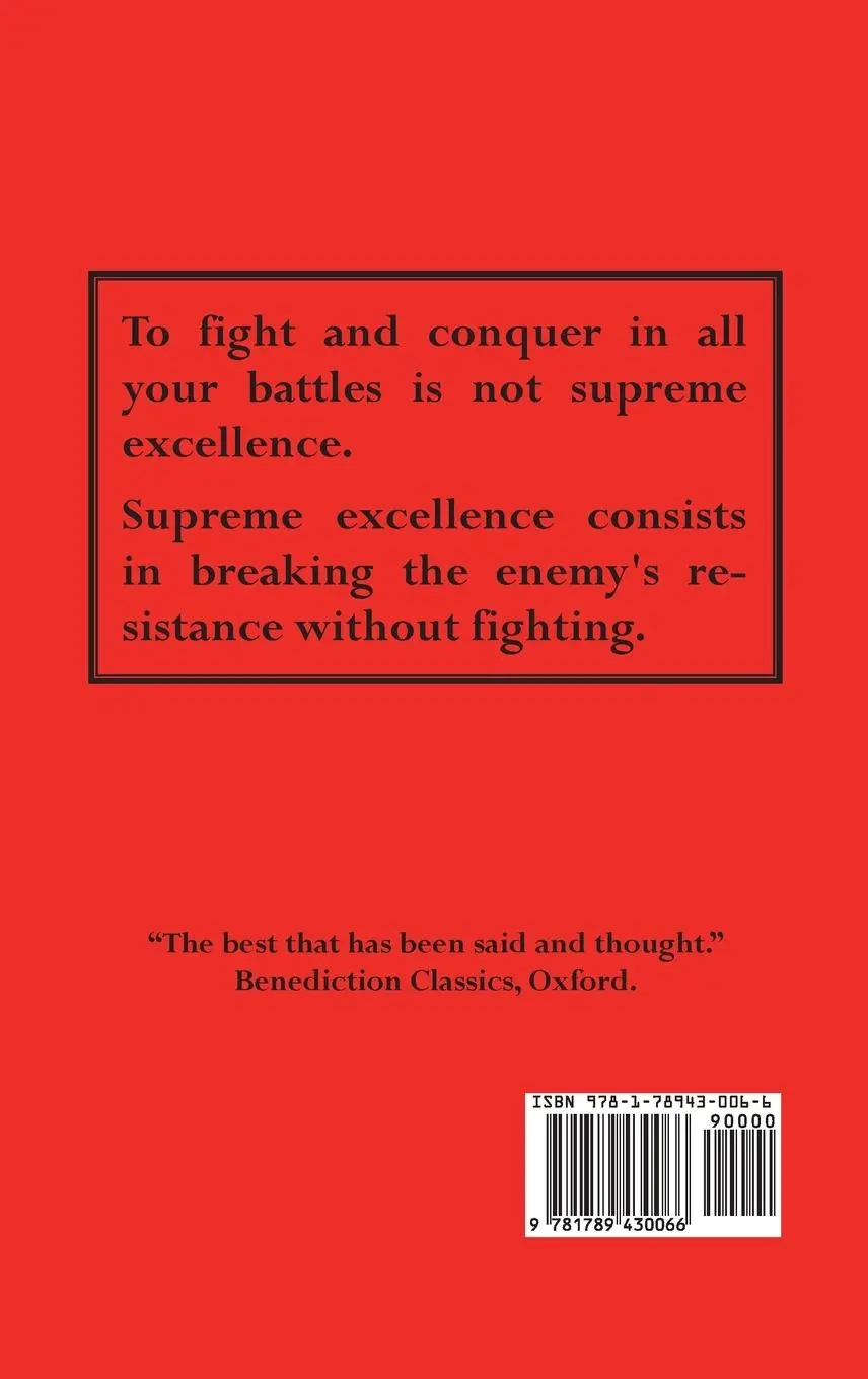 Rückseite: 9781789430066 | The Art of War | Sun Tzu (u. a.) | Buch | Englisch | 2018