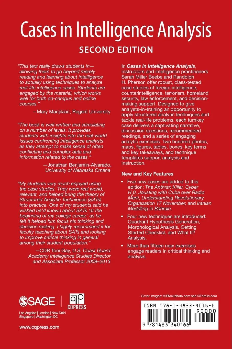 Rückseite: 9781483340166 | Cases in Intelligence Analysis | Sarah Miller Beebe (u. a.) | Buch