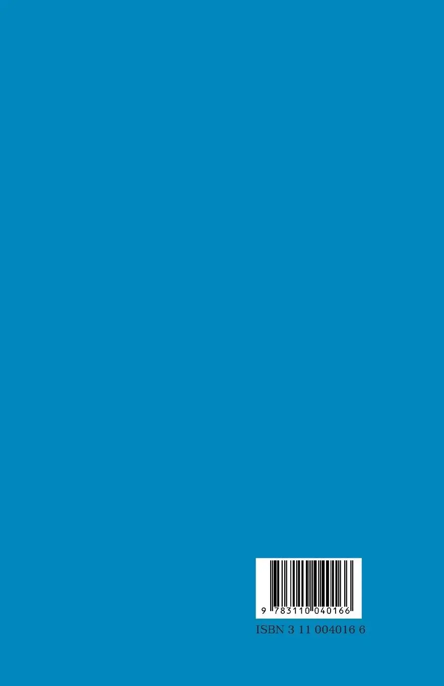 Rückseite: 9783110040166 | Der Streit der Fakultäten. Anthropologie in pragmatischer Hinsicht | X