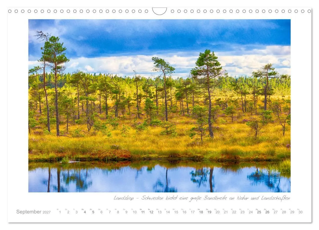 Bild: 9783569750166 | Sehnsucht Schweden - Elche, Natur und Urlaubsträume (Wandkalender...