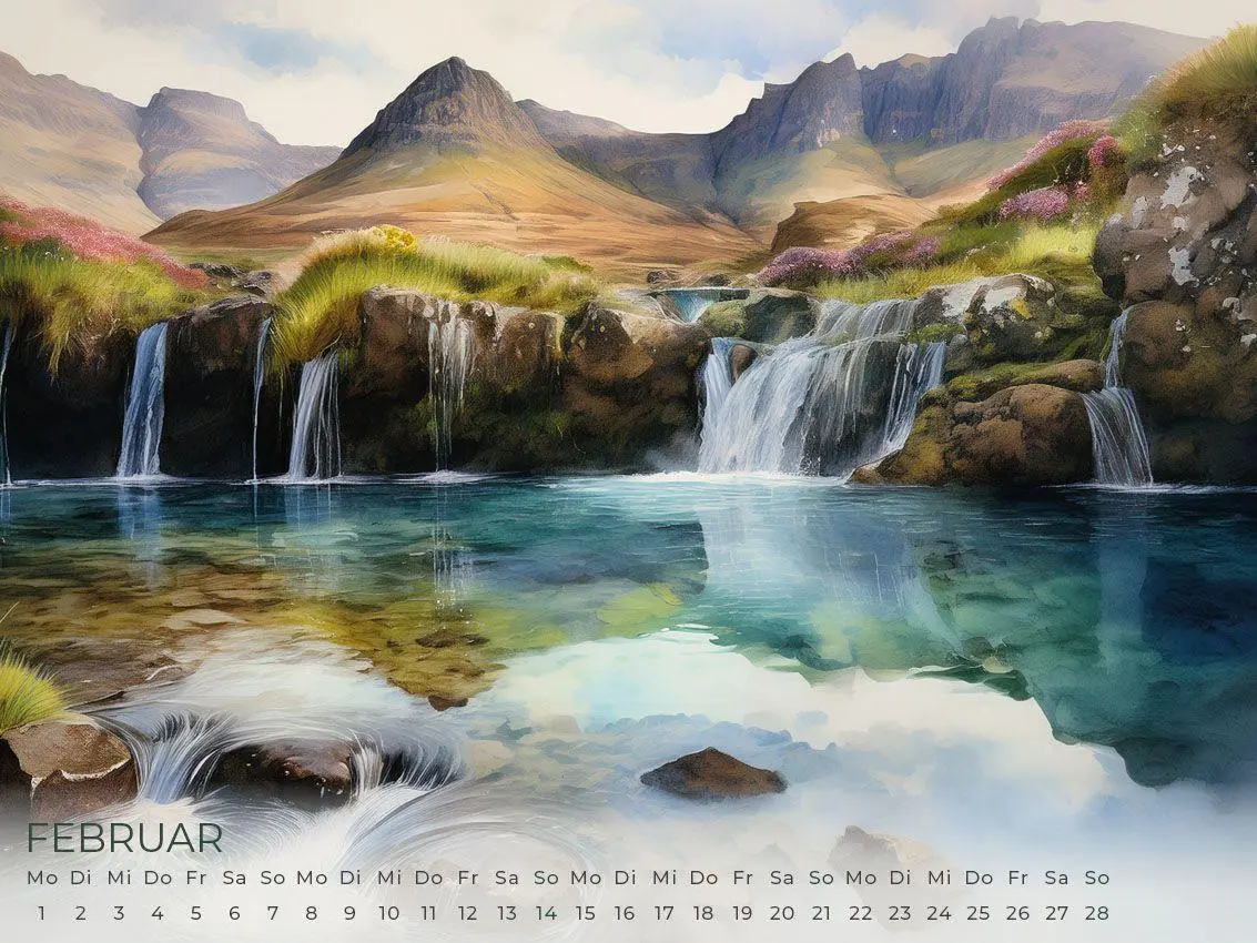 Bild: 9783693570166 | Schottland Artwork Edition Kalender 2027 | Susanne Pommer (u. a.)