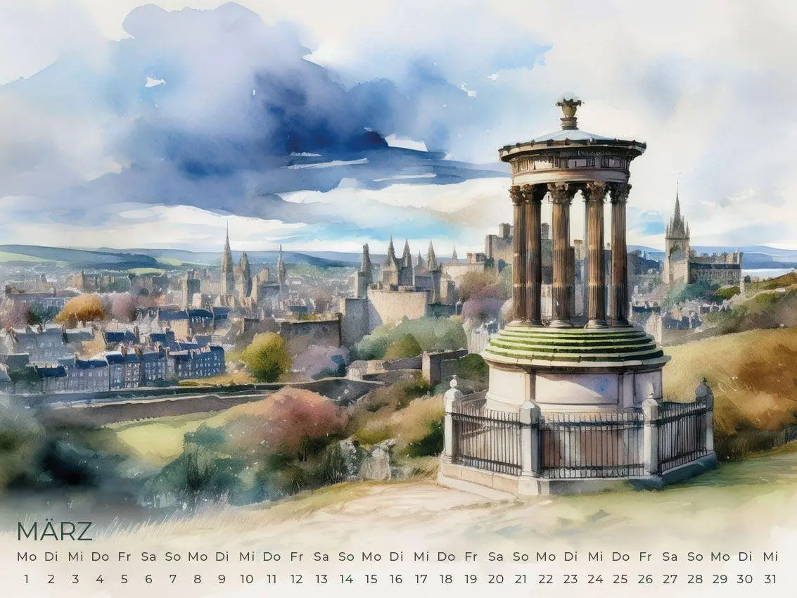 Bild: 9783693570166 | Schottland Artwork Edition Kalender 2027 | Susanne Pommer (u. a.)