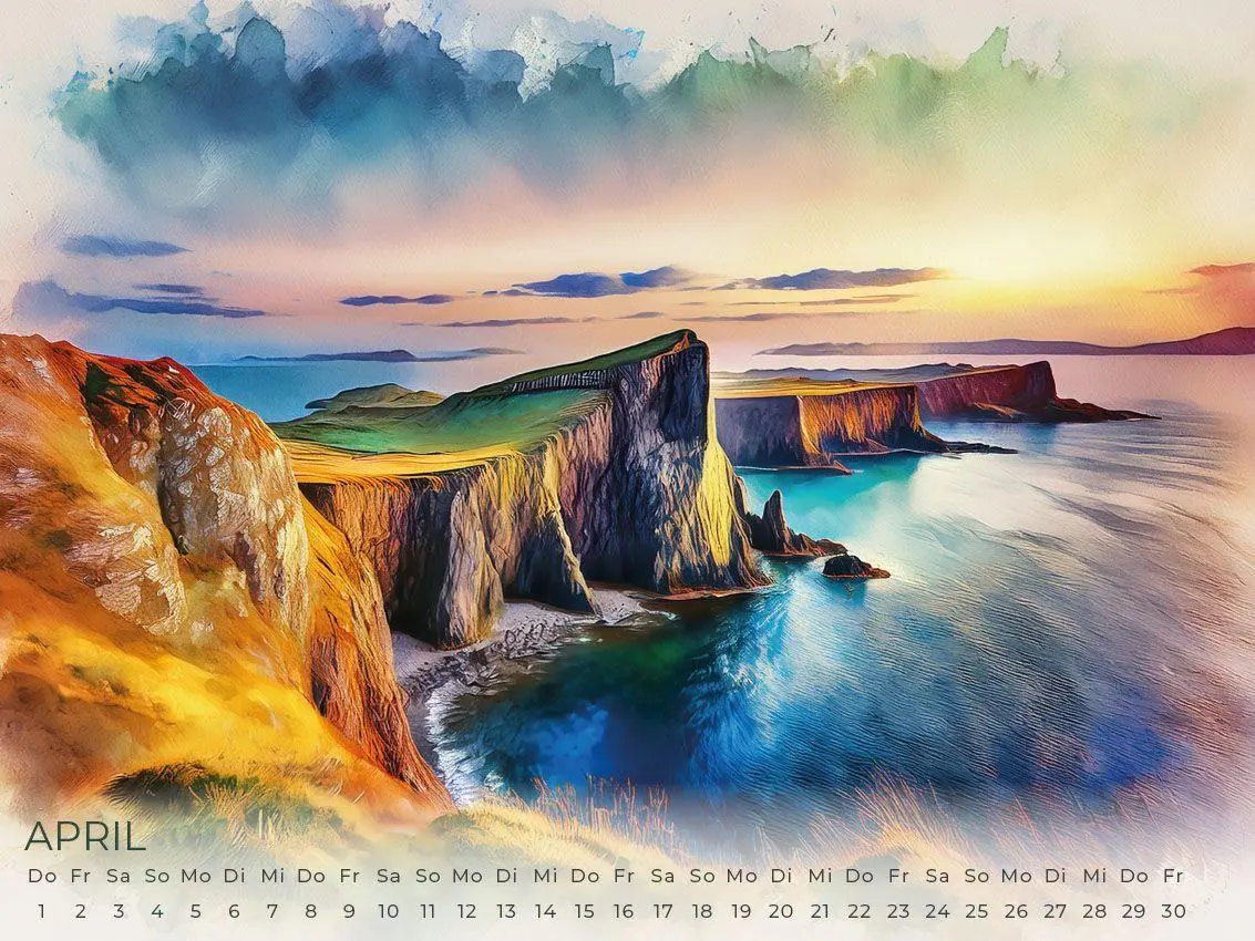 Bild: 9783693570166 | Schottland Artwork Edition Kalender 2027 | Susanne Pommer (u. a.)