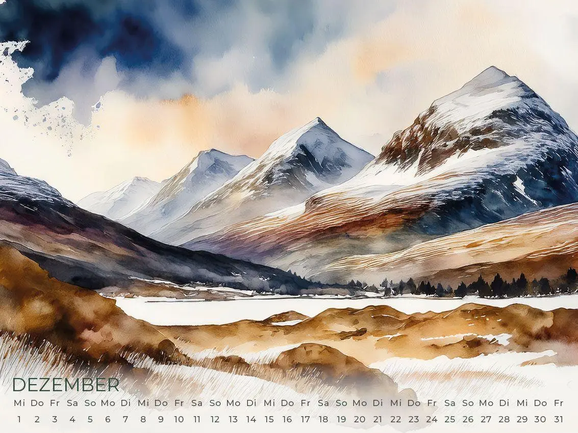 Bild: 9783693570166 | Schottland Artwork Edition Kalender 2027 | Susanne Pommer (u. a.)