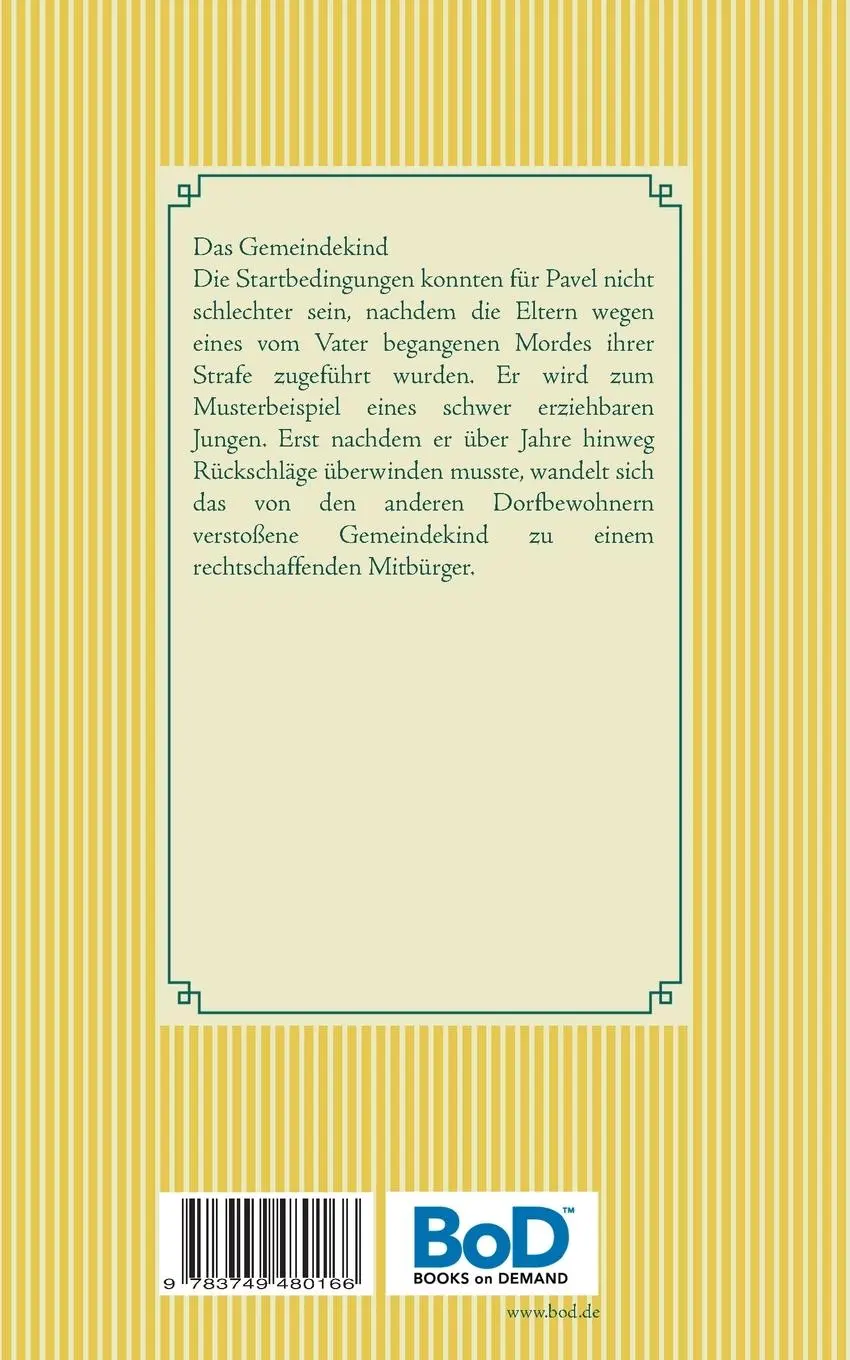 Rückseite: 9783749480166 | Das Gemeindekind | Band 16 | Marie Von Ebner-Eschenbach | Taschenbuch