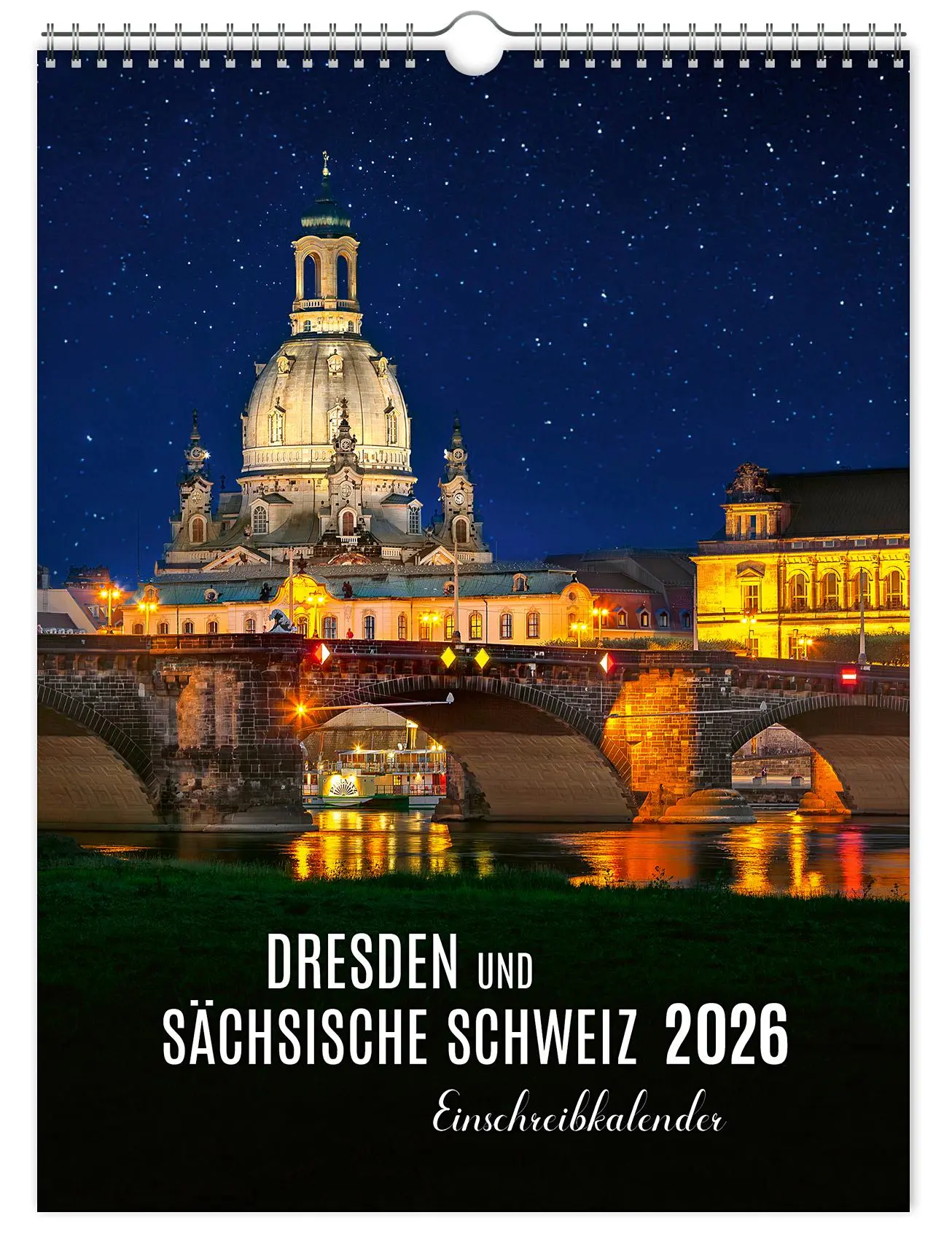 Cover: 9783910680166 | Einschreibkalender Dresden und Sächsische Schweiz 2026 | Kalender
