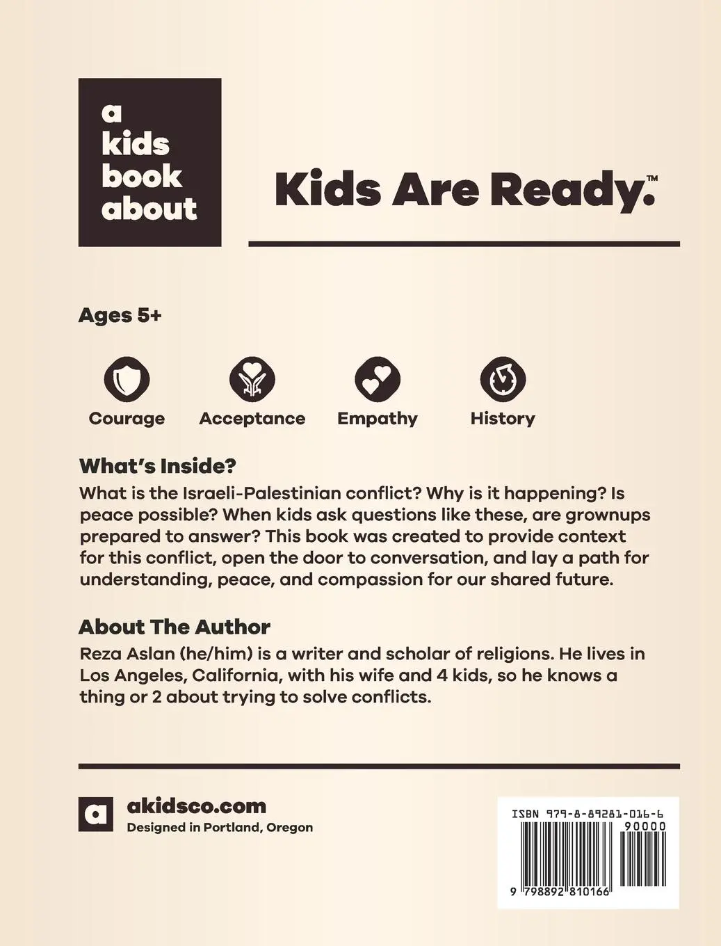 Rückseite: 9798892810166 | A Kids Book About Israel &amp; Palestine | Reza Aslan | Buch | Englisch