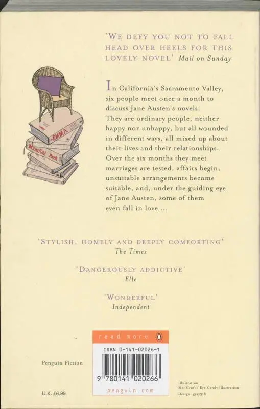 Rückseite: 9780141020266 | The Jane Austen Book Club | Karen Joy Fowler | Taschenbuch | 288 S.
