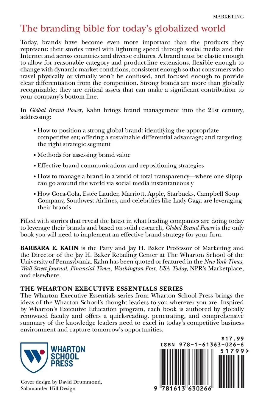 Rückseite: 9781613630266 | Global Brand Power | Leveraging Branding for Long-Term Growth | Kahn