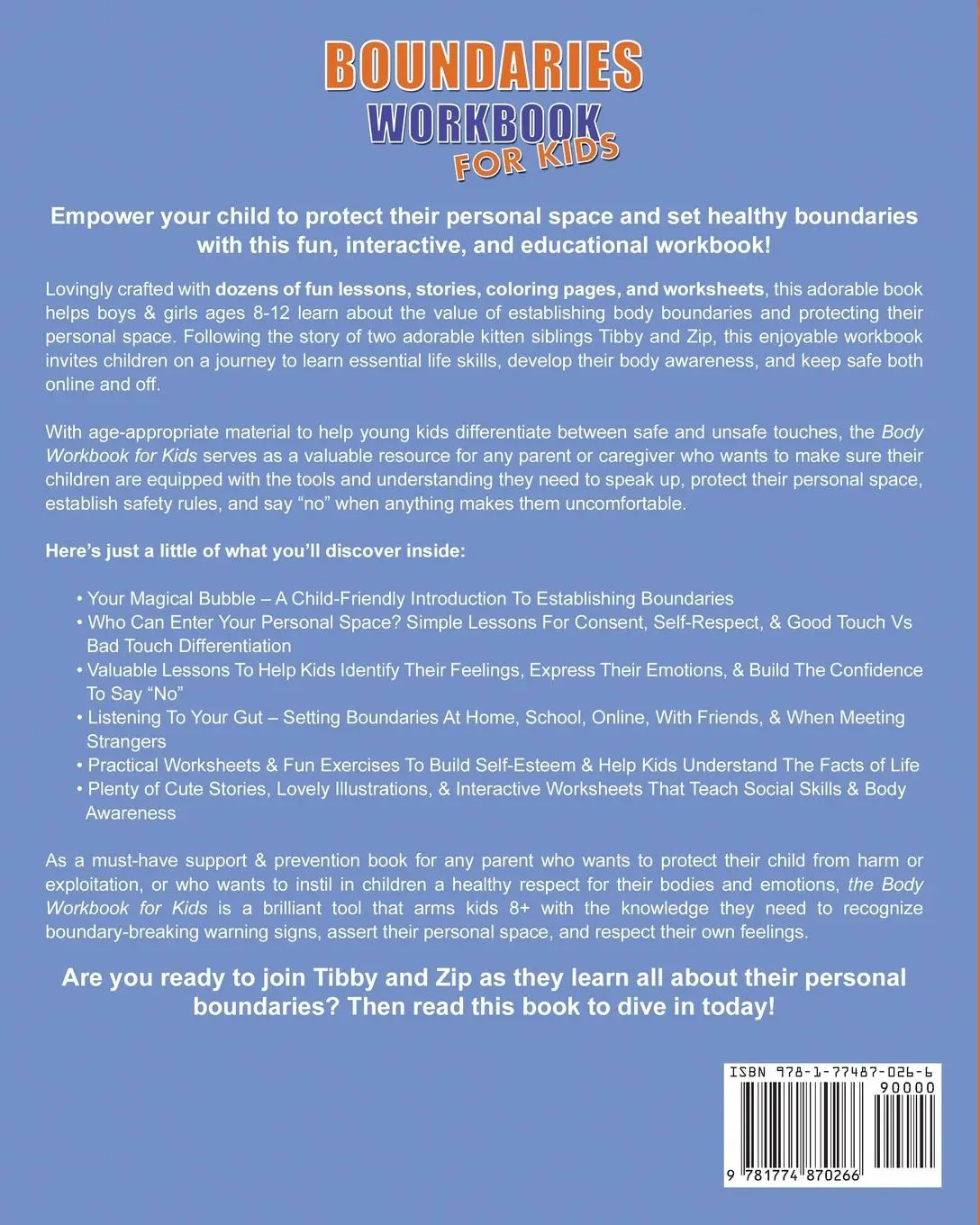 Rückseite: 9781774870266 | Boundaries Workbook for Kids | Barrett Huang | Taschenbuch | Englisch