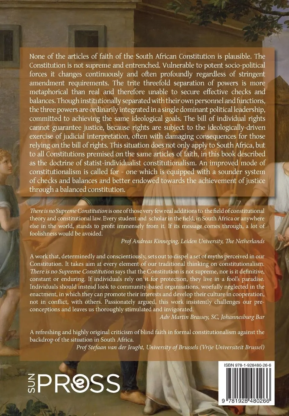 Rückseite: 9781928480266 | There is no Supreme Constitution | Koos Malan | Taschenbuch | Englisch