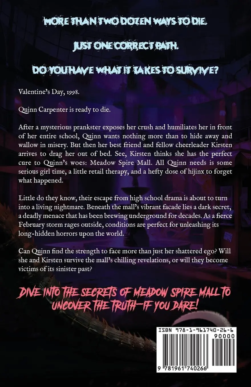 Rückseite: 9781961740266 | Try Not to Die At Meadow Spire Mall | An Interactive Adventure | Feutz