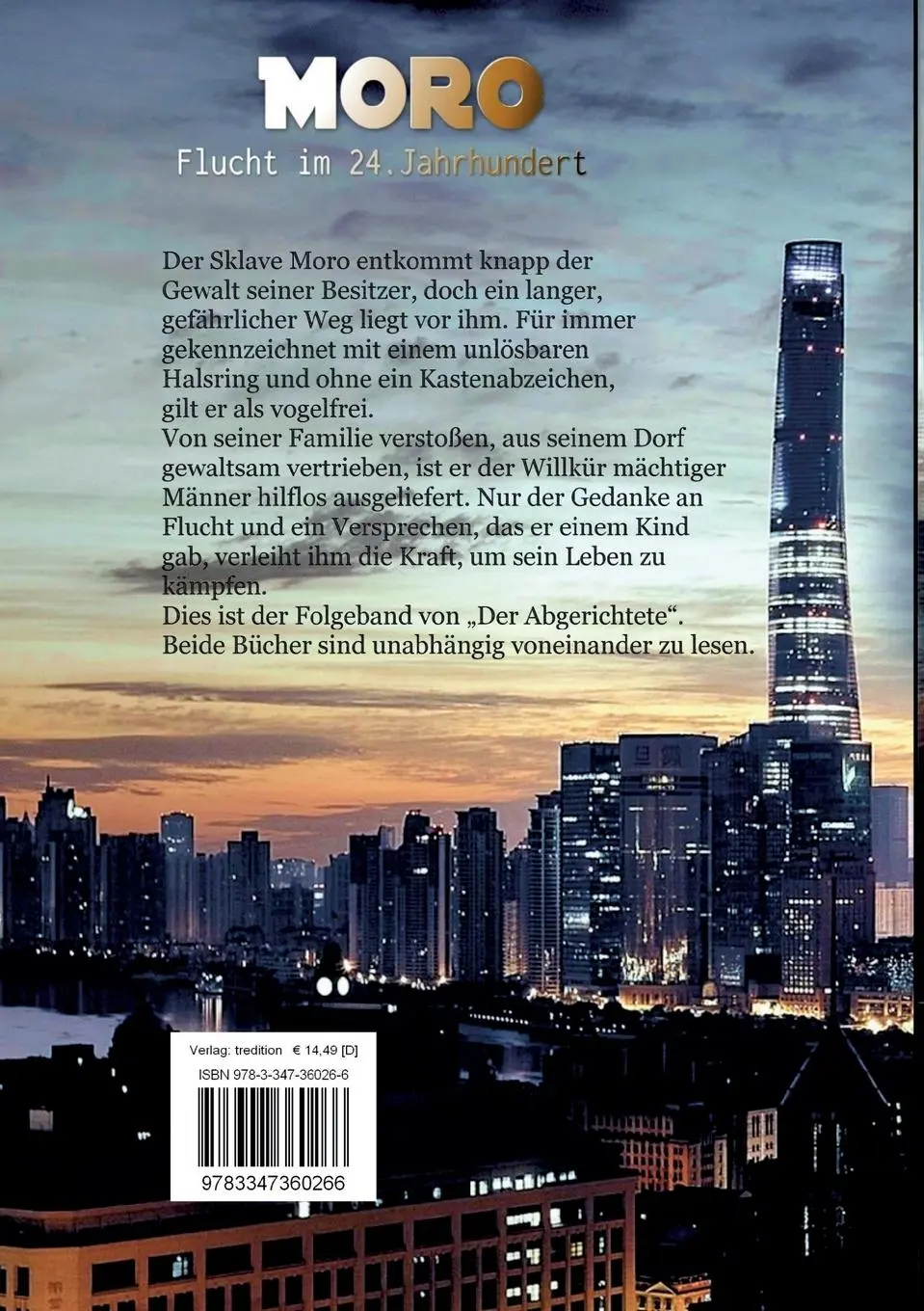 Rückseite: 9783347360266 | MORO Flucht im 24. Jahrhundert | Maxi Magga | Taschenbuch | 400 S.
