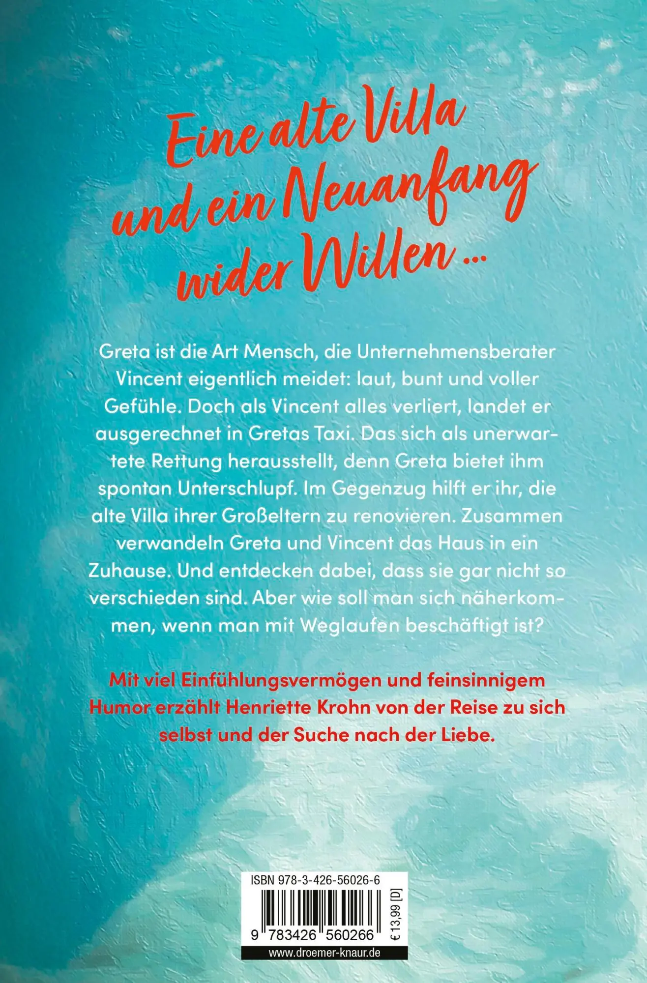 Rückseite: 9783426560266 | Pinguine fliegen nur im Wasser | Roman | Henriette Krohn | Taschenbuch