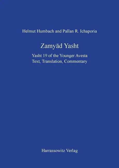 Cover: 9783447040266 | Zamyad Yasht | Helmut Humbach (u. a.) | Taschenbuch | Englisch