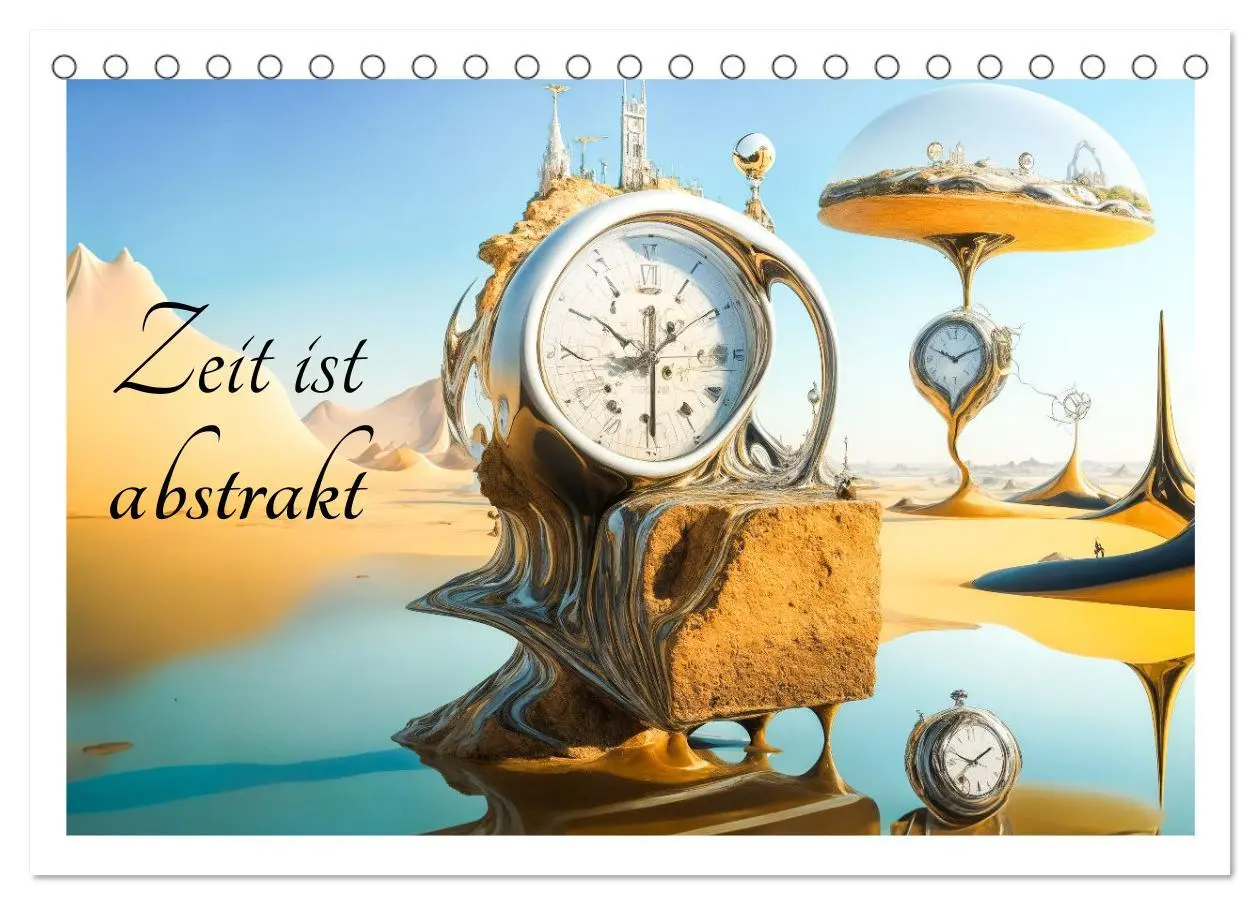 Cover: 9783457490266 | Zeit ist abstrakt (Tischkalender 2026 DIN A5 quer), CALVENDO...