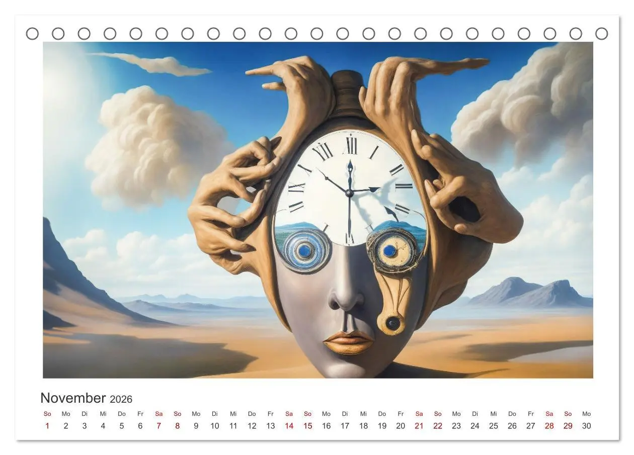 Bild: 9783457490266 | Zeit ist abstrakt (Tischkalender 2026 DIN A5 quer), CALVENDO...