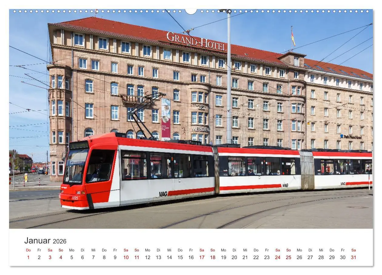 Bild: 9783457630266 | Trams und Straßenbahnen (Wandkalender 2026 DIN A2 quer), CALVENDO...