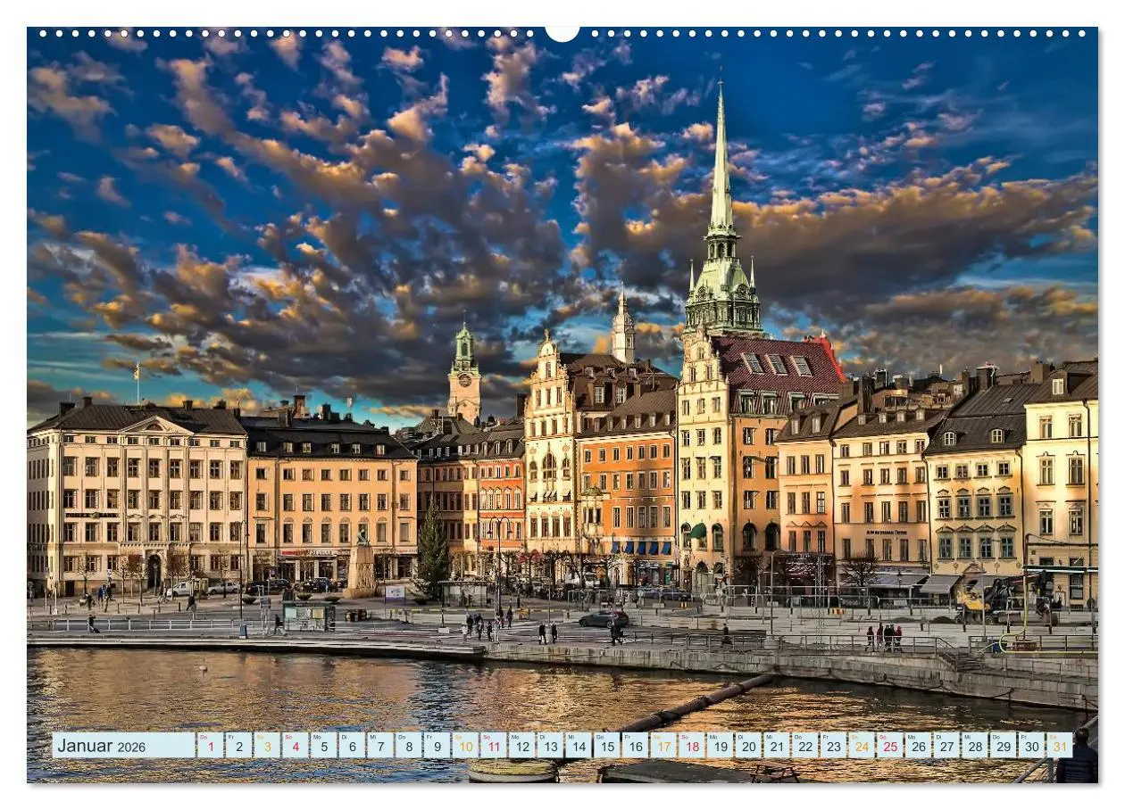 Bild: 9783516030266 | Stockholm - Venedig des Nordens (hochwertiger Premium Wandkalender...