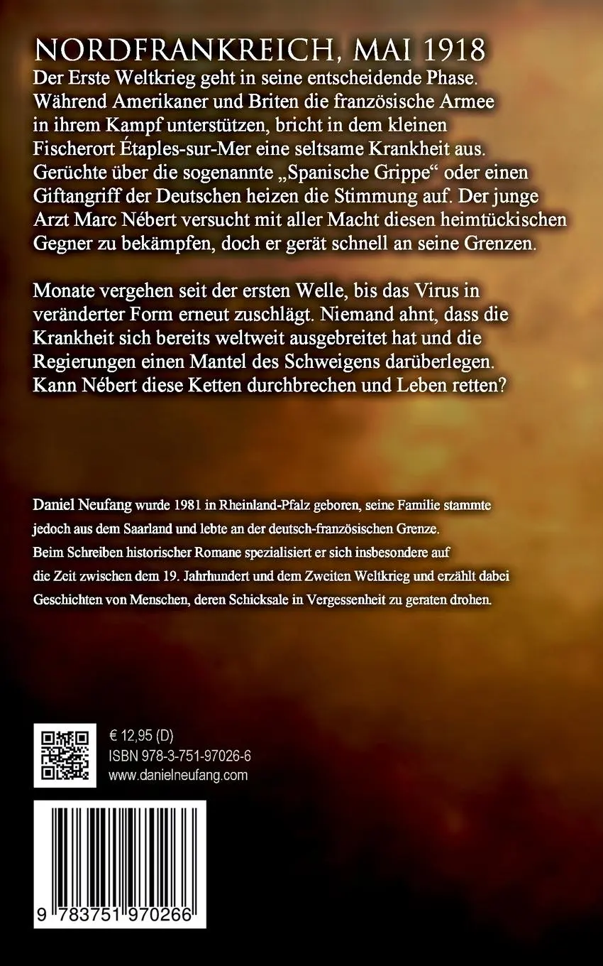 Rückseite: 9783751970266 | 3 Wellen | Die Spanische Grippe | Daniel Neufang | Taschenbuch | 2021