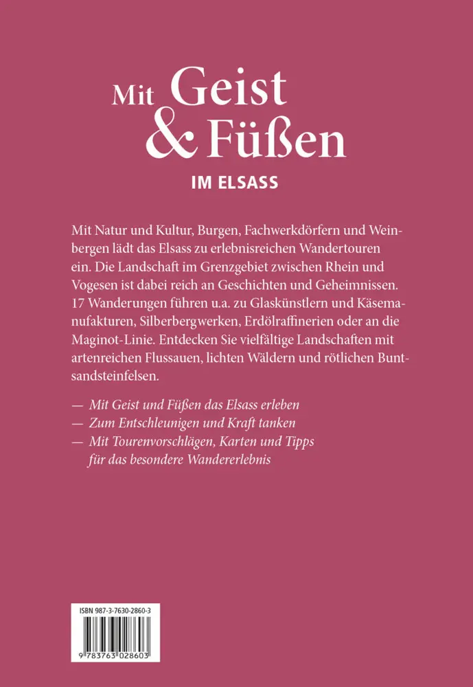 Bild: 9783989050266 | Mit Geist &amp; Füßen. Im Elsass | Felicitas Wehnert | Taschenbuch | 2021