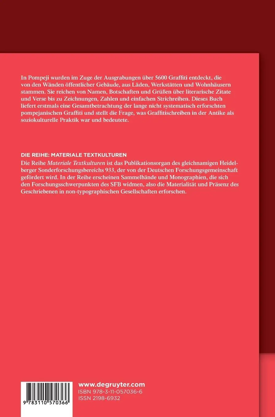 Rückseite: 9783110570366 | Graffiti als Interaktionsform | Polly Lohmann | Buch | X | Deutsch