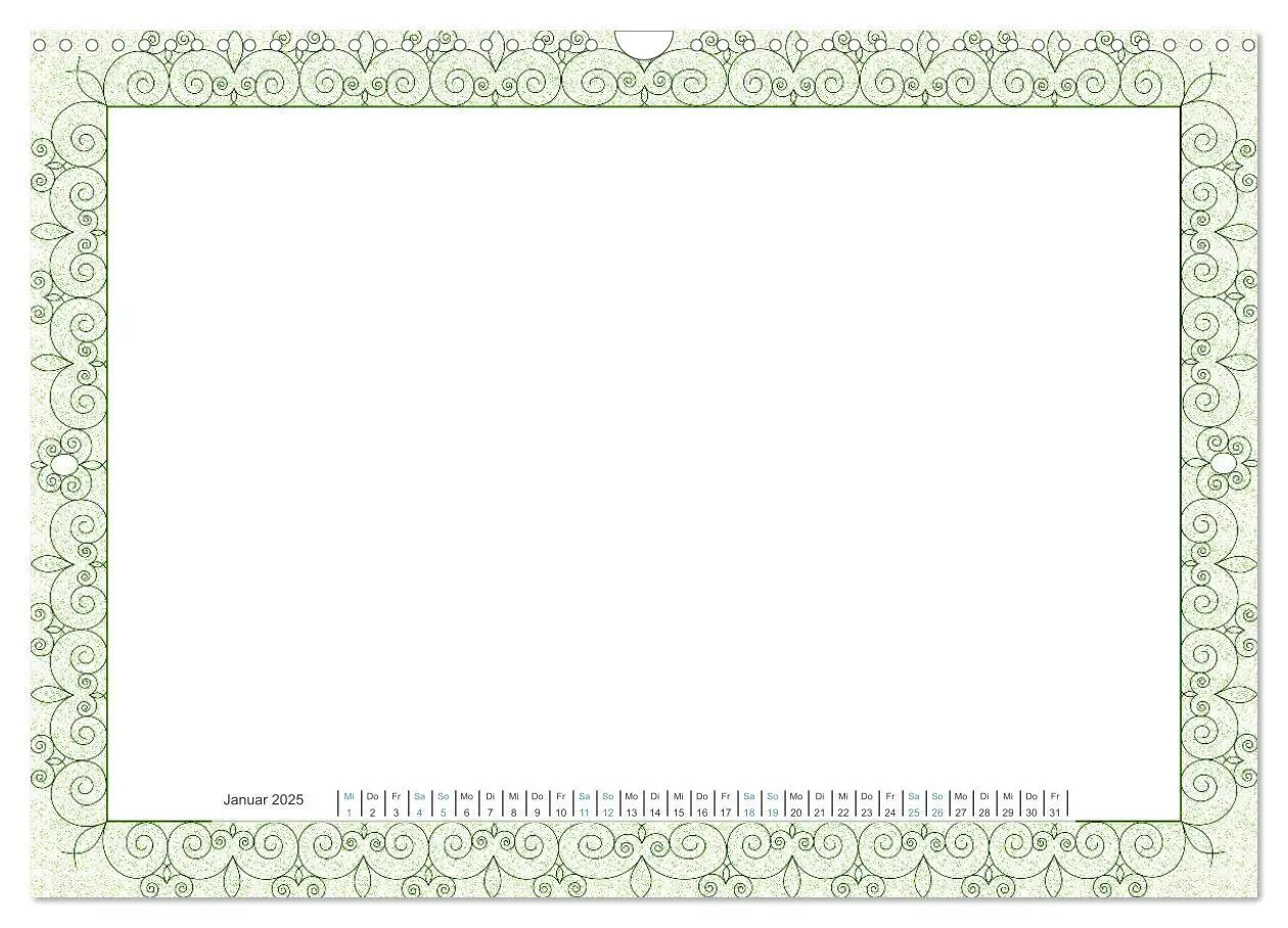 Bild: 9783435600366 | Bastelkalender Nostalgie-Rahmen 2025 (Wandkalender 2025 DIN A3...