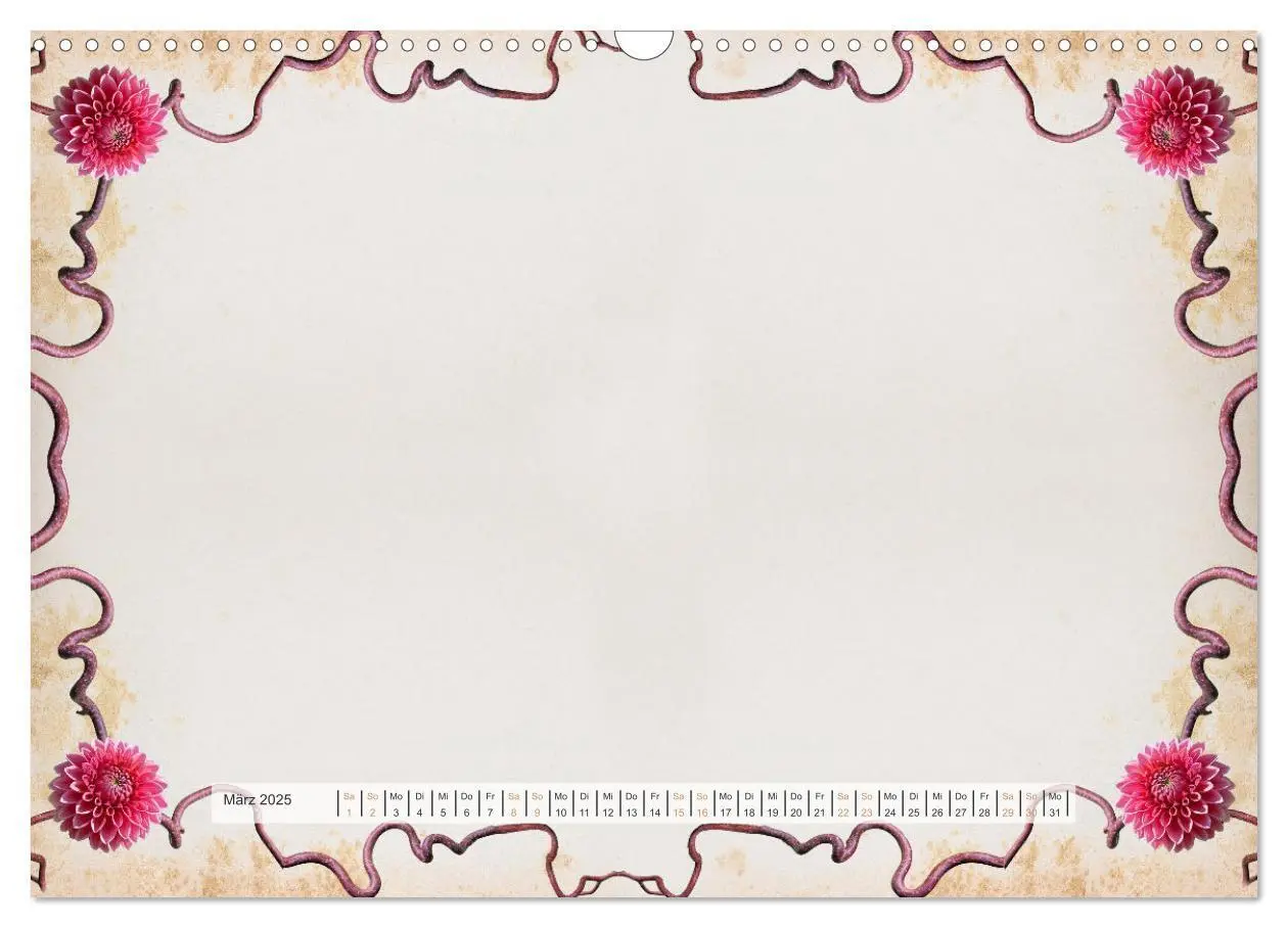Bild: 9783435600366 | Bastelkalender Nostalgie-Rahmen 2025 (Wandkalender 2025 DIN A3...