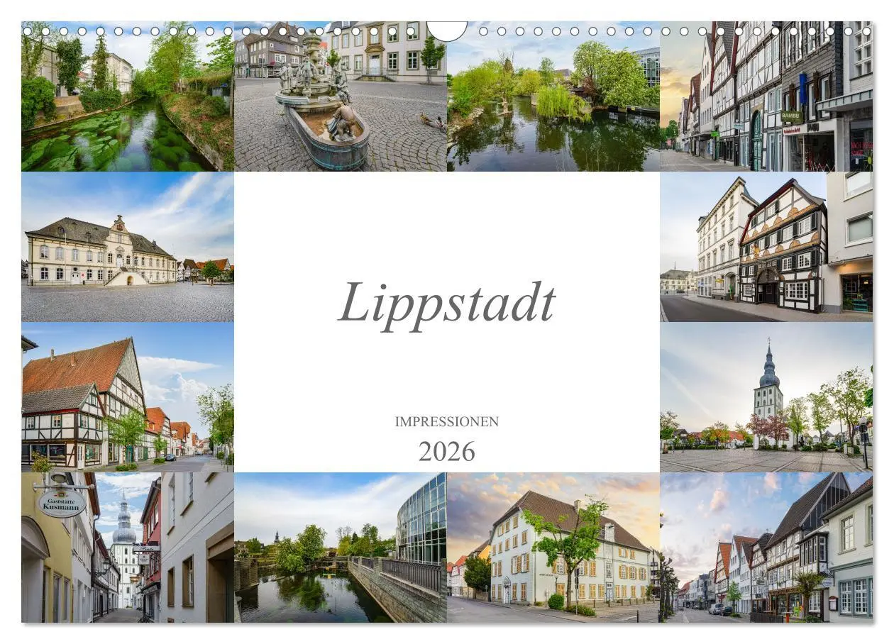 Cover: 9783457620366 | Lippstadt Impressionen (Wandkalender 2026 DIN A3 quer), CALVENDO...