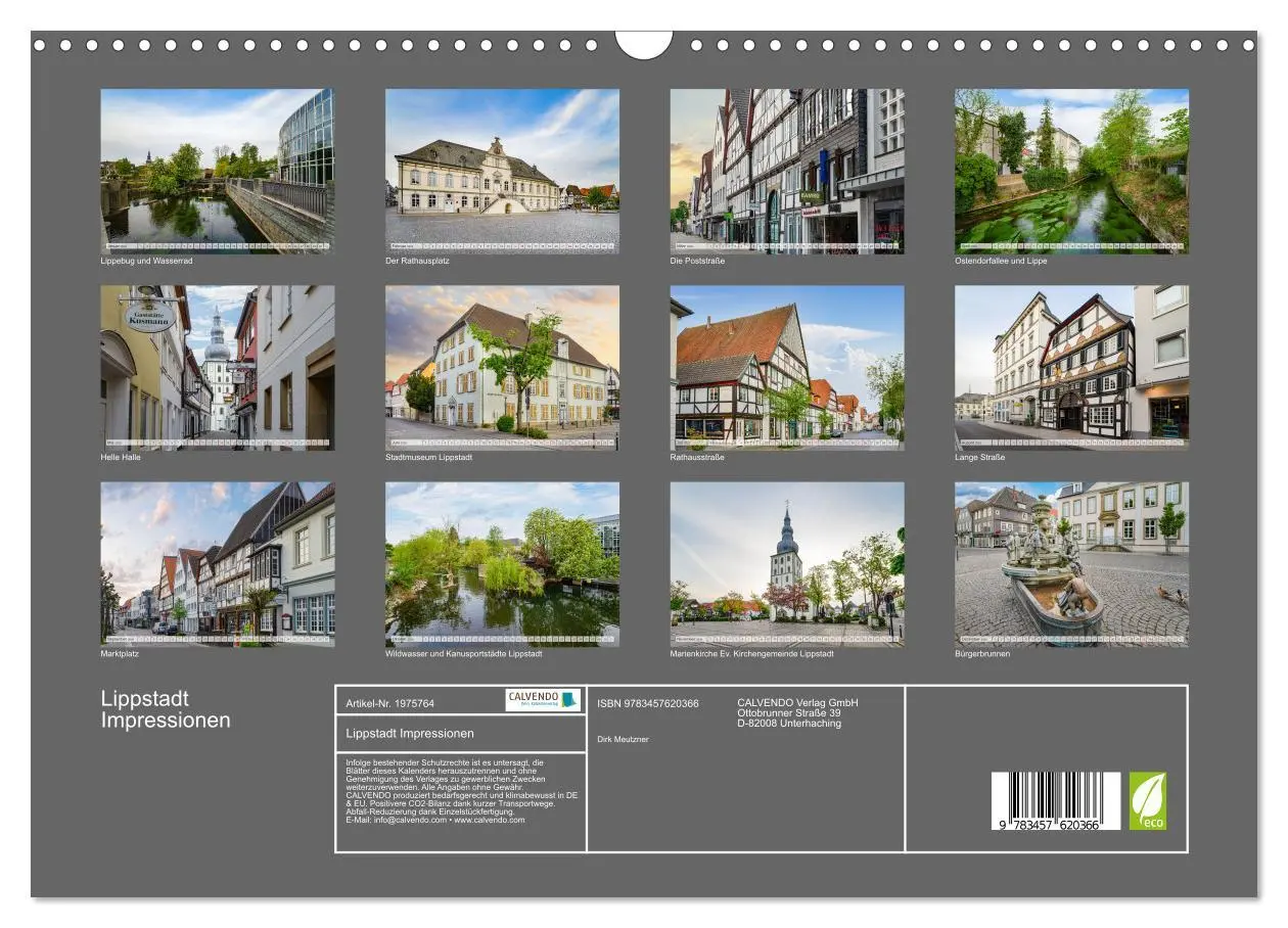Bild: 9783457620366 | Lippstadt Impressionen (Wandkalender 2026 DIN A3 quer), CALVENDO...
