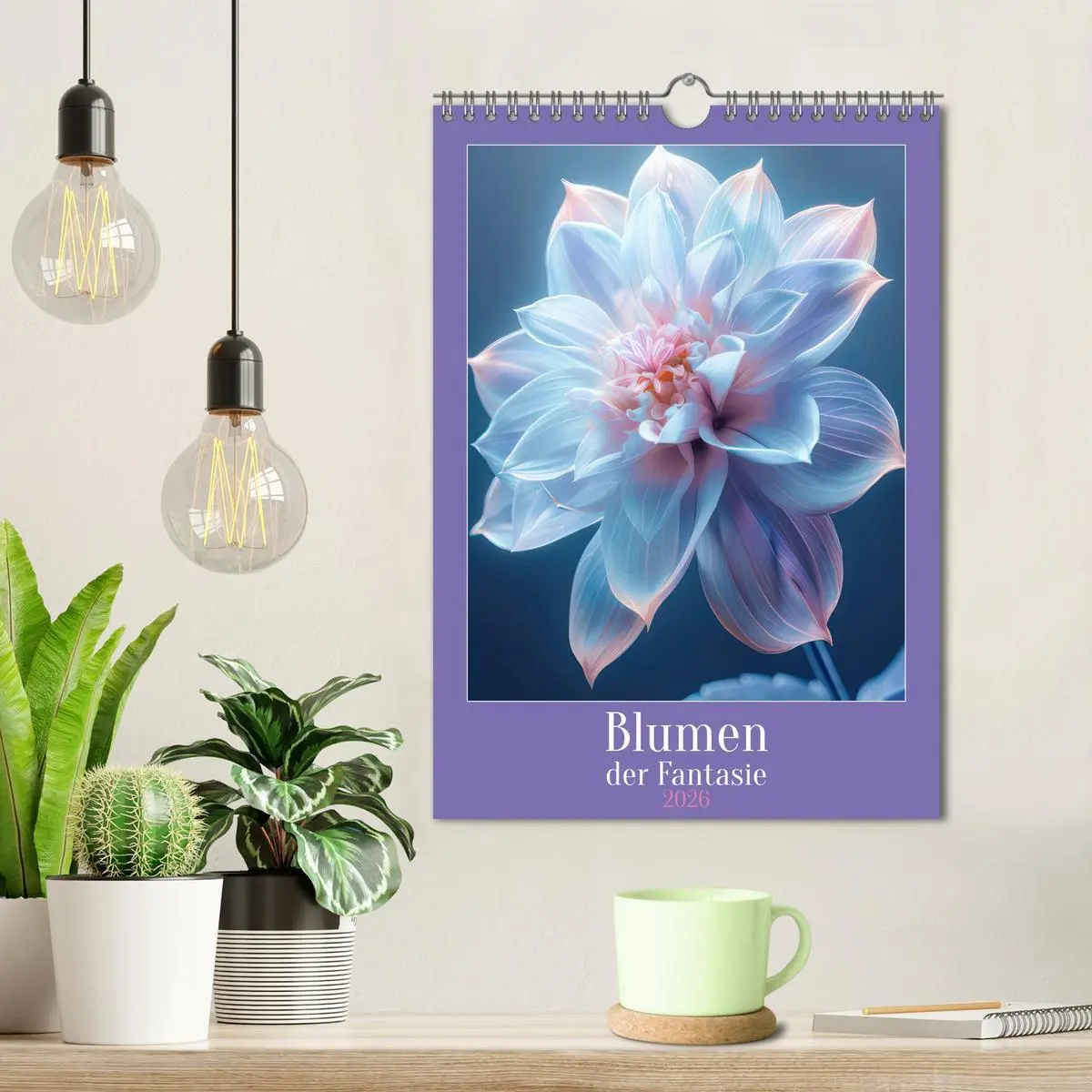 Bild: 9783516260366 | Blumen der Fantasie (Wandkalender 2026 DIN A4 hoch), CALVENDO...