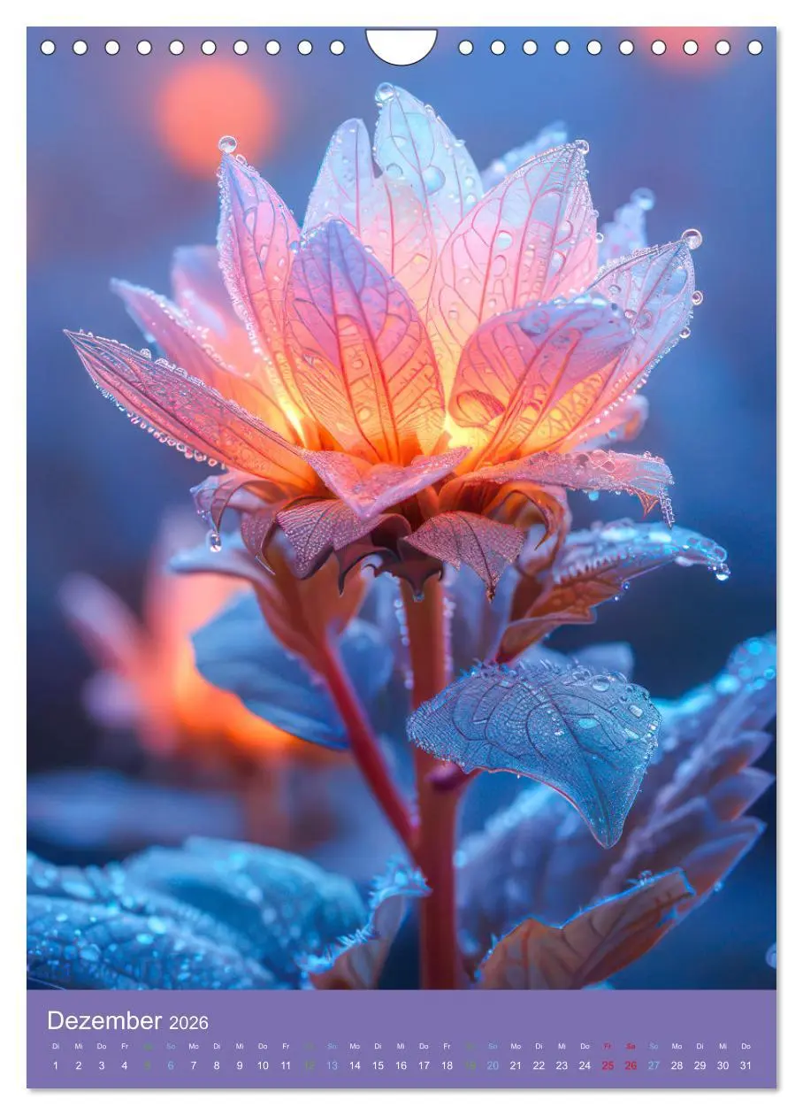 Bild: 9783516260366 | Blumen der Fantasie (Wandkalender 2026 DIN A4 hoch), CALVENDO...