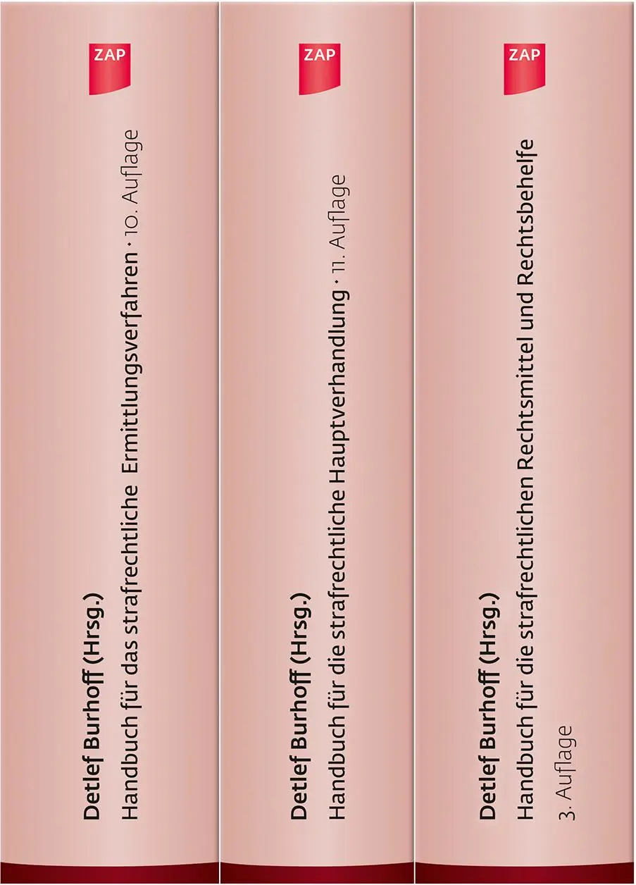 Cover: 9783750800366 | Trilogie für den Strafverteidiger | Burhoff Detlef | Buch | 5100 S.