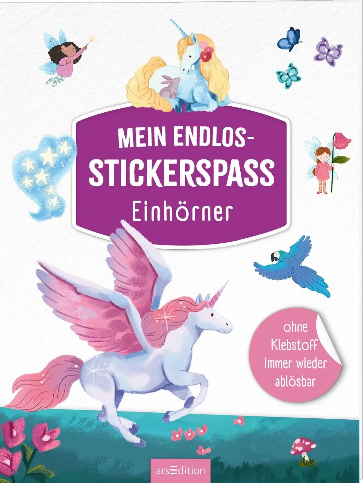 Cover: 9783845870366 | Mein Endlos-Stickerspaß - Einhörner | Rosie Butcher | Taschenbuch