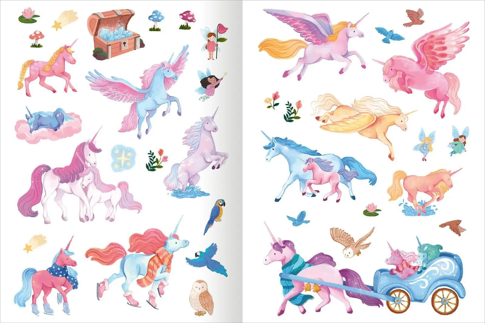 Bild: 9783845870366 | Mein Endlos-Stickerspaß - Einhörner | Rosie Butcher | Taschenbuch
