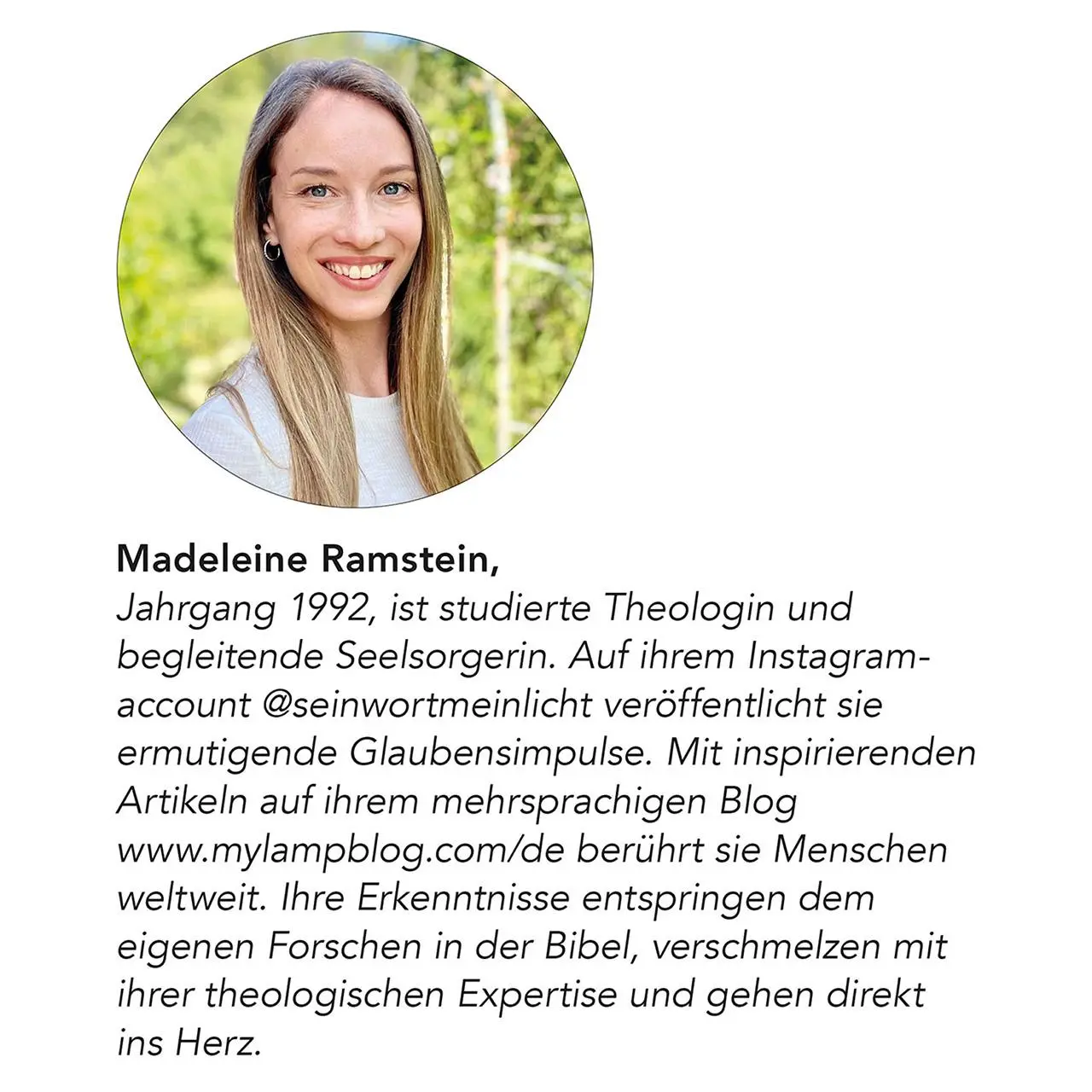 Bild: 9783863380366 | Vertraue ihm | Andachtsbuch | Madeleine Ramstein | Buch | Buch | 2024