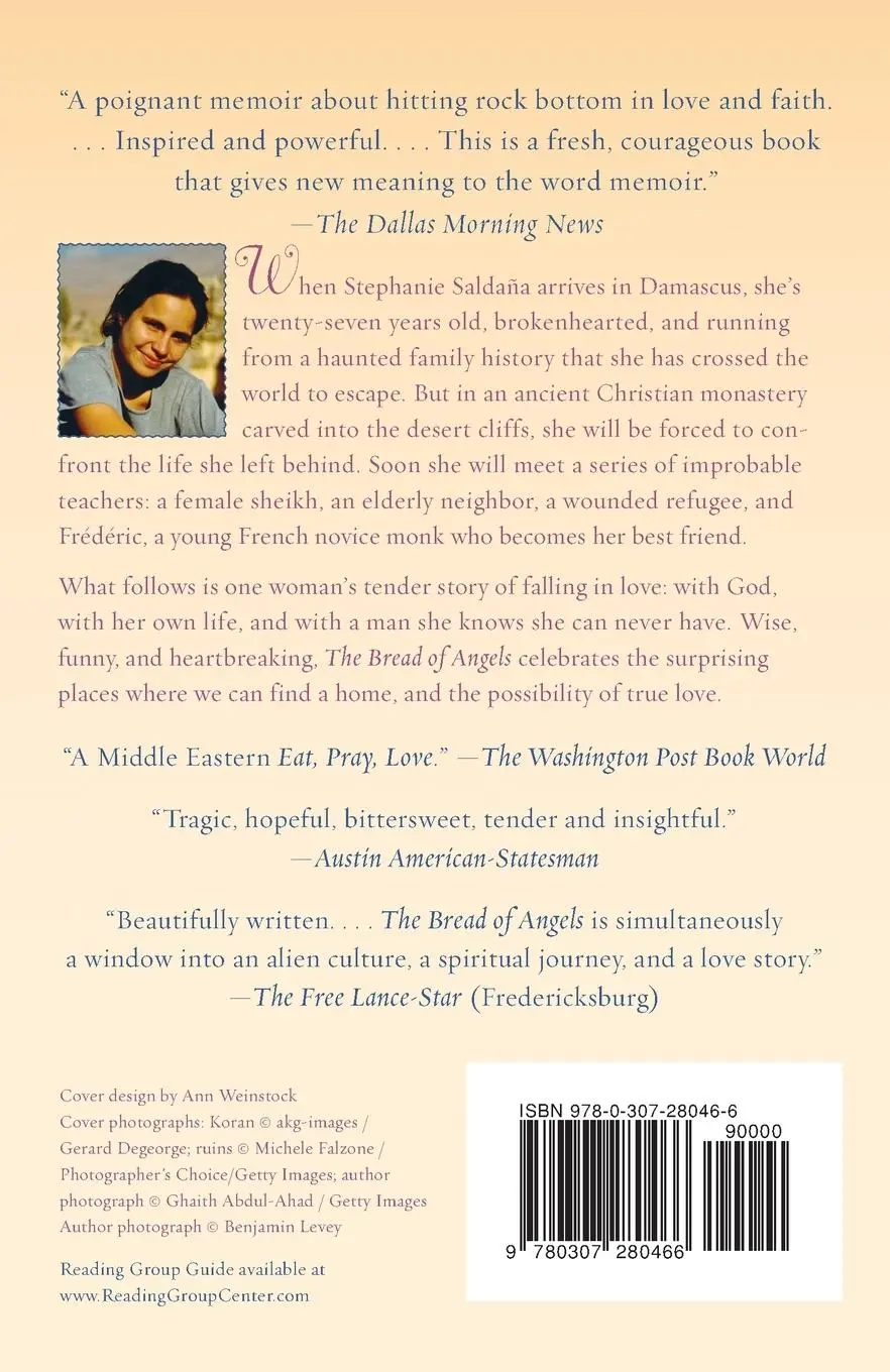 Rückseite: 9780307280466 | The Bread of Angels | A Journey to Love and Faith | Stephanie Saldana