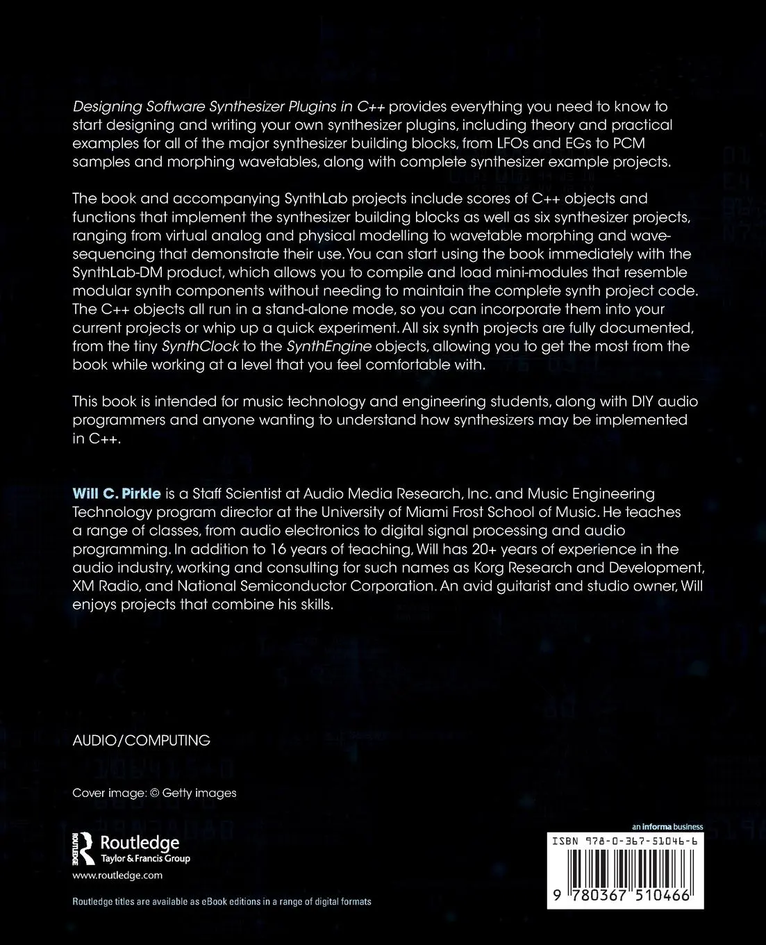 Rückseite: 9780367510466 | Designing Software Synthesizer Plugins in C++ | With Audio DSP | Buch