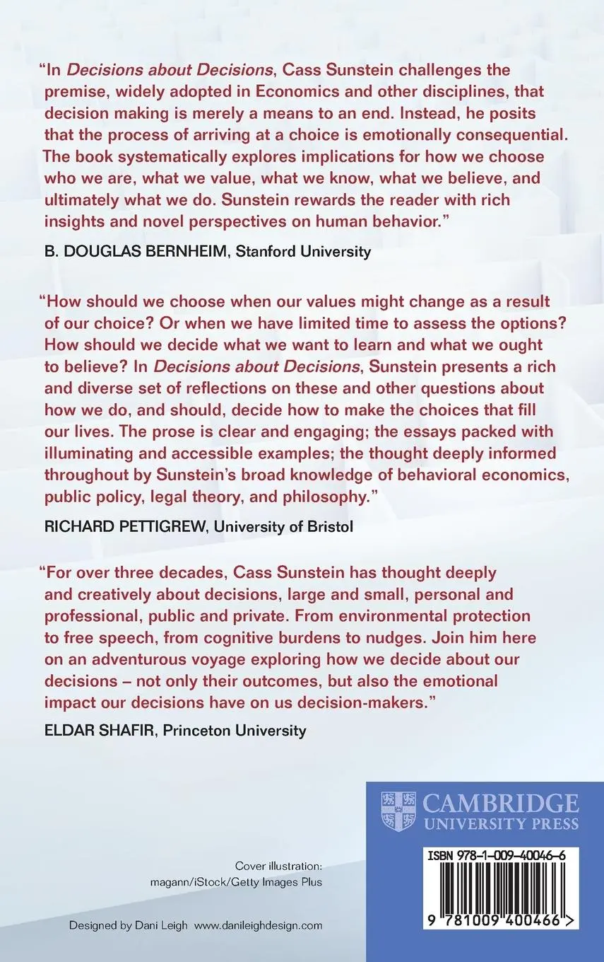Rückseite: 9781009400466 | Decisions about Decisions | Practical Reason in Ordinary Life | Buch